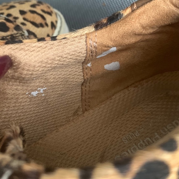 Animal Print Flats/ Loafers with synthetic fur - Picture 12 of 13